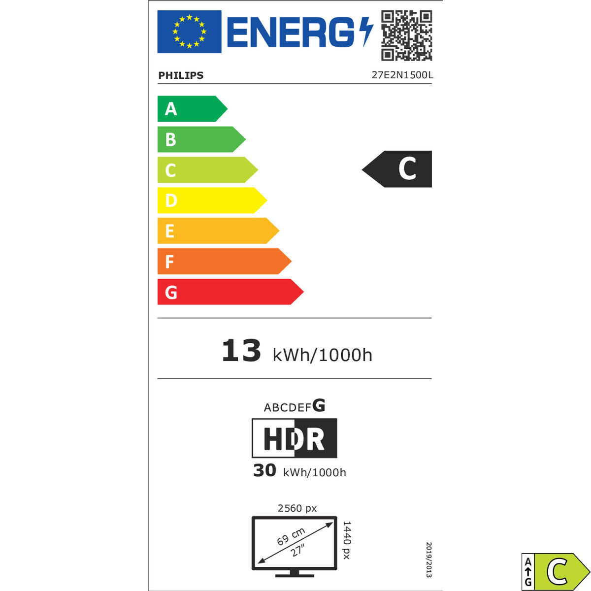 Monitor Gaming Philips 27 IPS 2560X1440 QHD 16:9 75HZ MNTR 27" Quad HD
