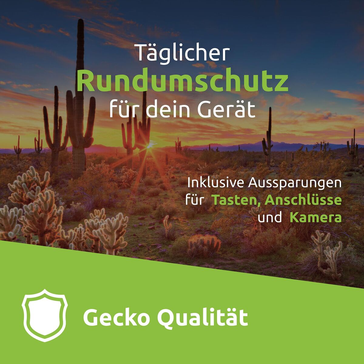 Protection pour téléphone portable Gecko Covers V11CL2668C1