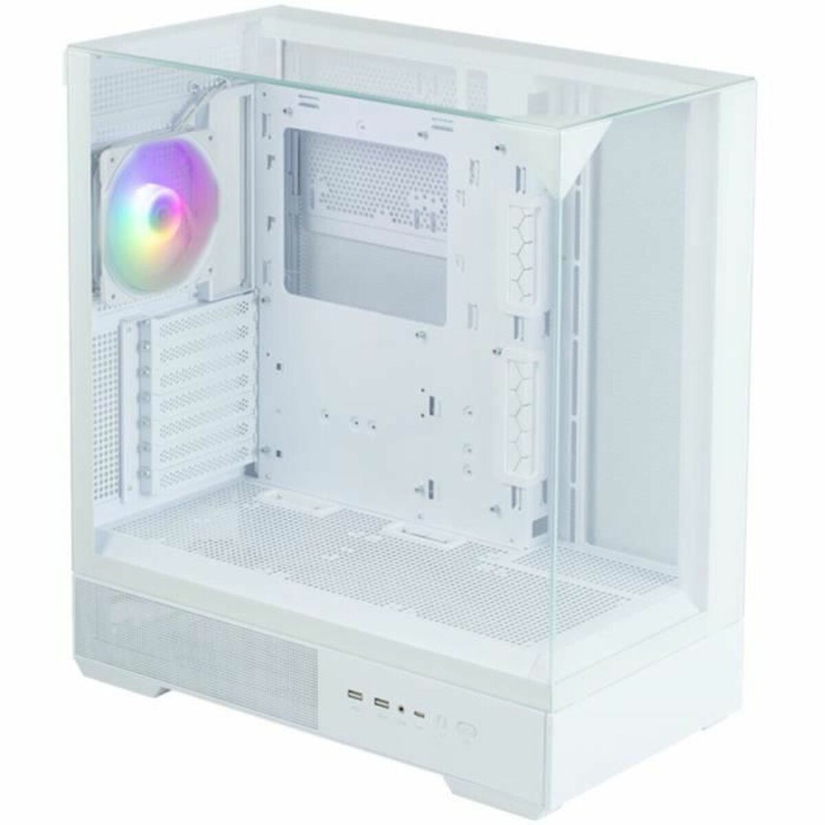 Boîtier ATX semi-tour Zalman P40 Prism Plus Blanc