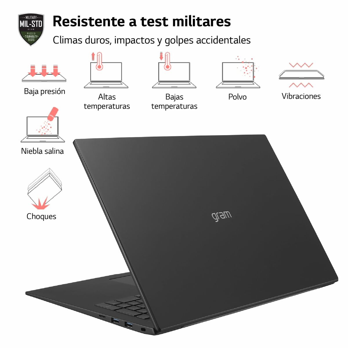 Ordinateur Portable LG 17Z90R 17" i7-1360P 16 GB RAM 512 GB SSD Espagnol Qwerty