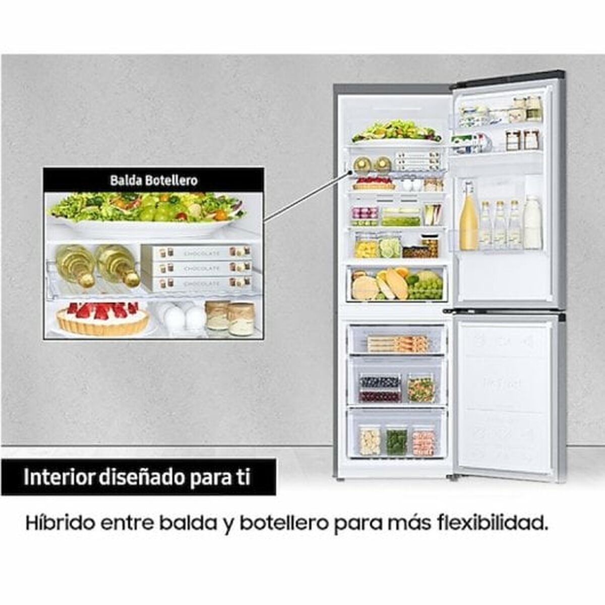 Machine à laver Samsung RB34C602DSA 186 Argenté