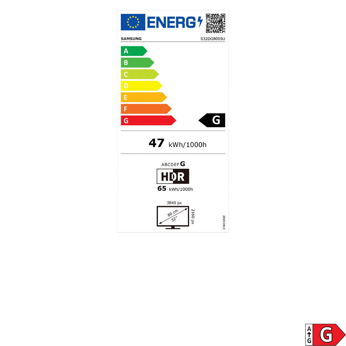 Monitor Gaming Samsung LS32DG800SUXEN 32" 4K Ultra HD