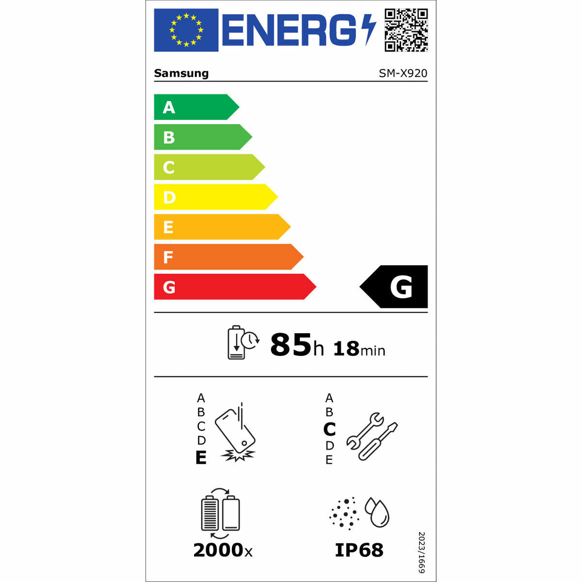 Tablette Samsung SM-X920NZSREUB 14,6" 12 GB RAM 256 GB Argenté
