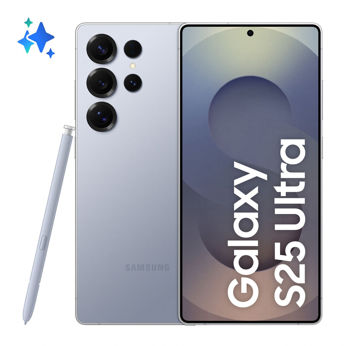 Smartphone Samsung Galaxy S25 Ultra  12 GB RAM 512 GB Bleu Titane Argenté 6,9" Qualcomm Snapdragon 8 Elite