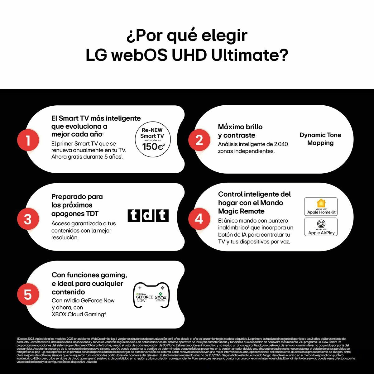 TV intelligente LG 75UA75006LA 75" 4K Ultra HD LED HDR D-LED