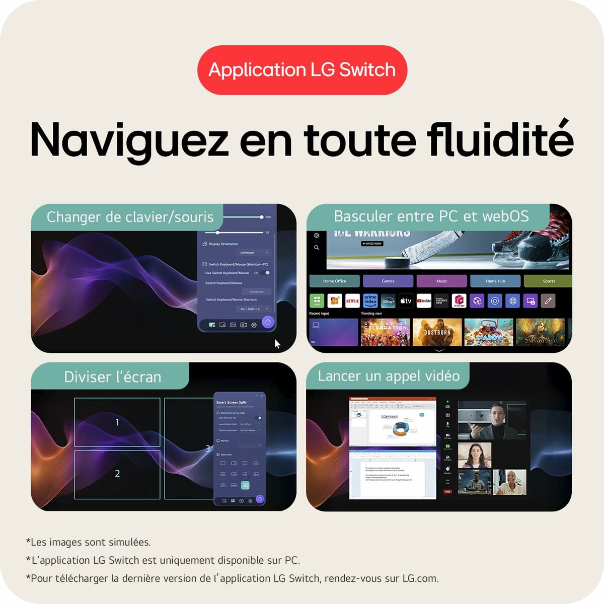 Monitor Gaming LG 27U731SA-W 27" 4K Ultra HD LCD