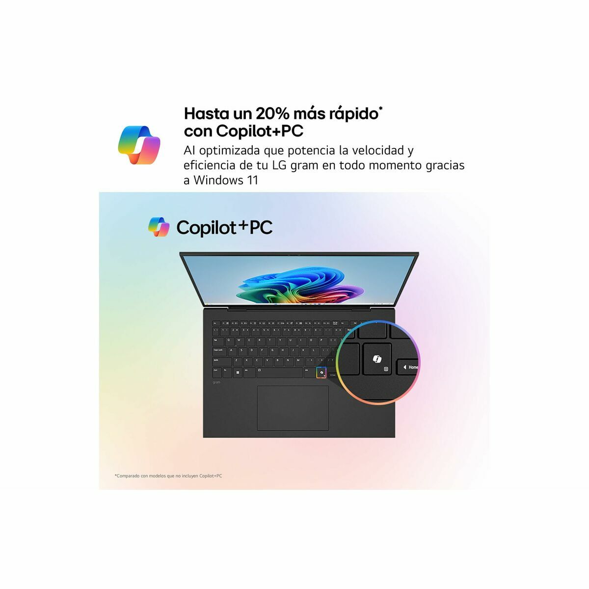 Ordinateur Portable LG 15Z80T-G.AU75B 15" 15,6" AMD Ryzen AI 9 HX 370 16 GB RAM 512 GB SSD Espagnol Qwerty