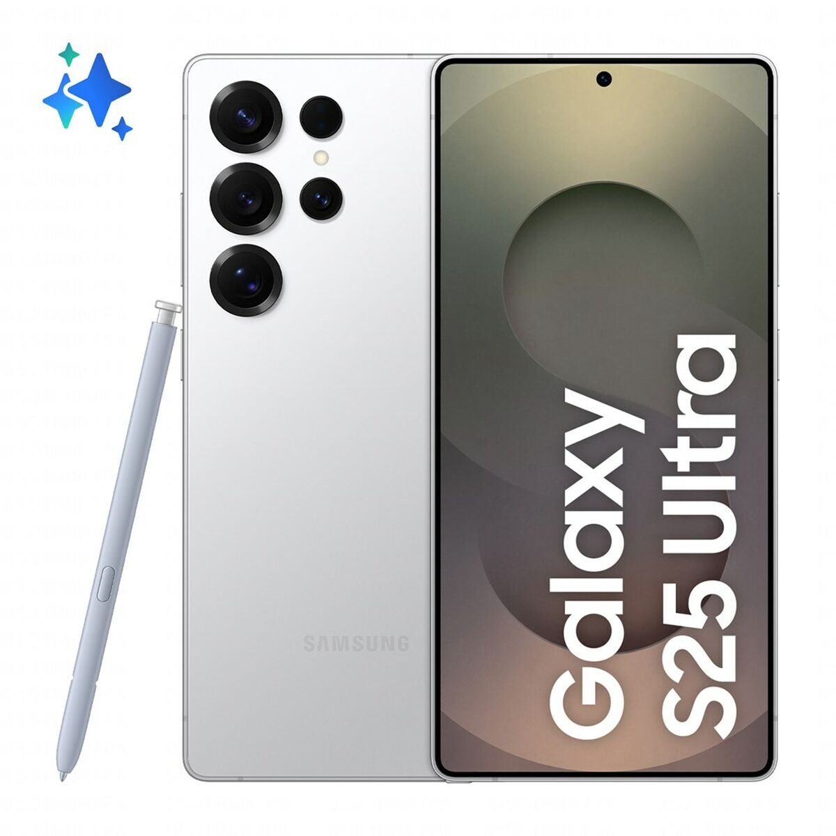 Smartphone Samsung S25 Ultra Silver 6,9" Qualcomm Snapdragon 8 Elite 12 GB RAM 256 GB Argenté