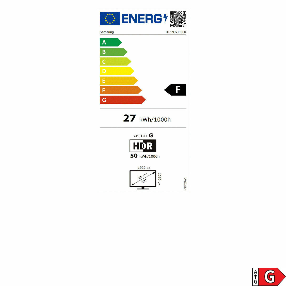 TV intelligente Samsung TU32F6005FXK 32 Full HD 32" LED