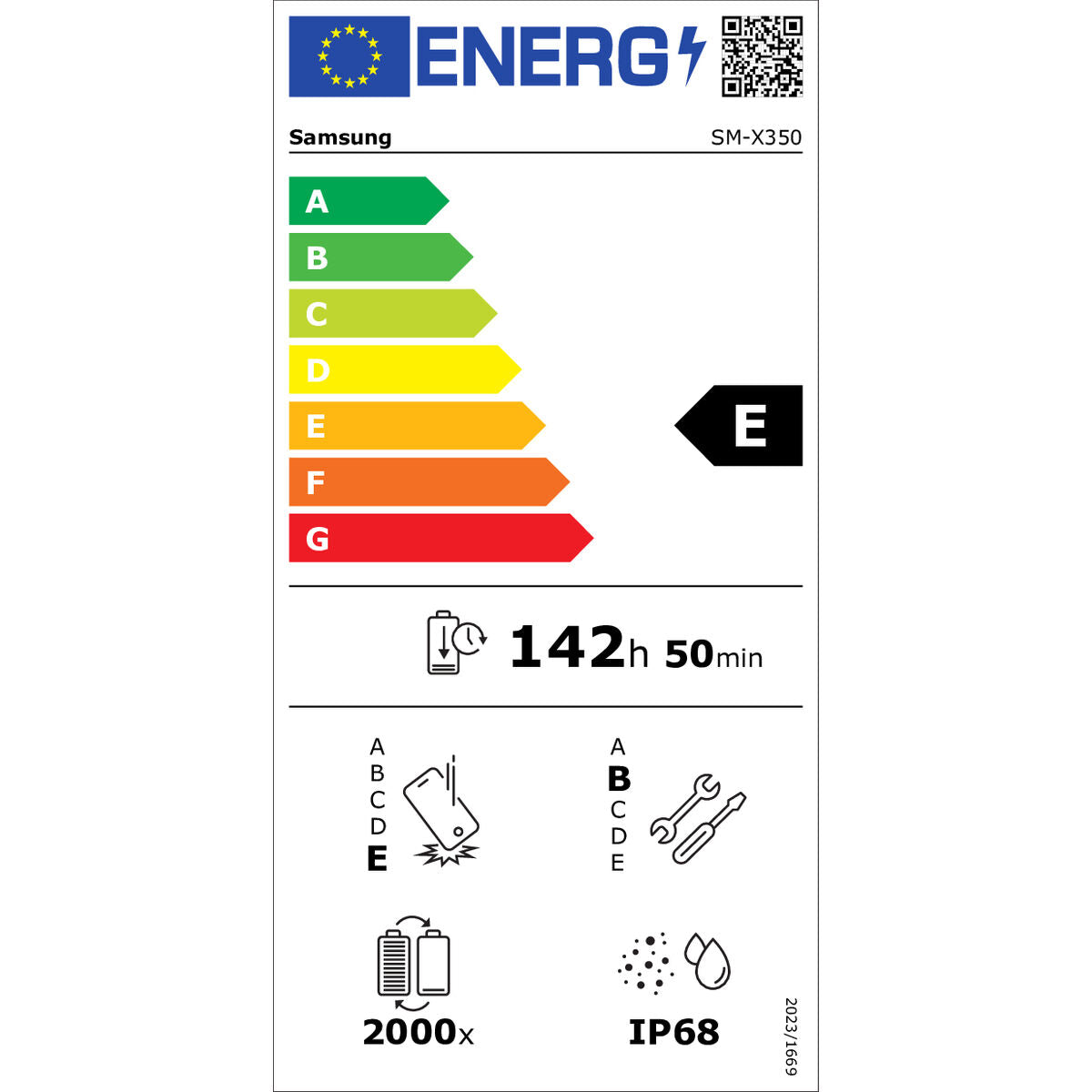 Tablette Samsung SM-X350NZGAEEB