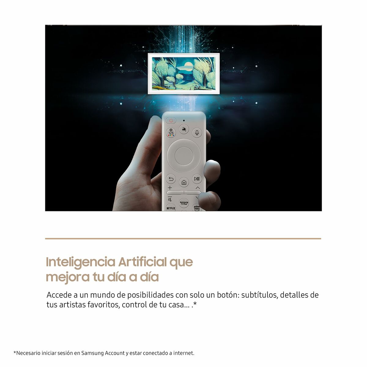 TV intelligente Samsung TQ50LS03FAUXXC 50" 4K Ultra HD LED HDR QLED