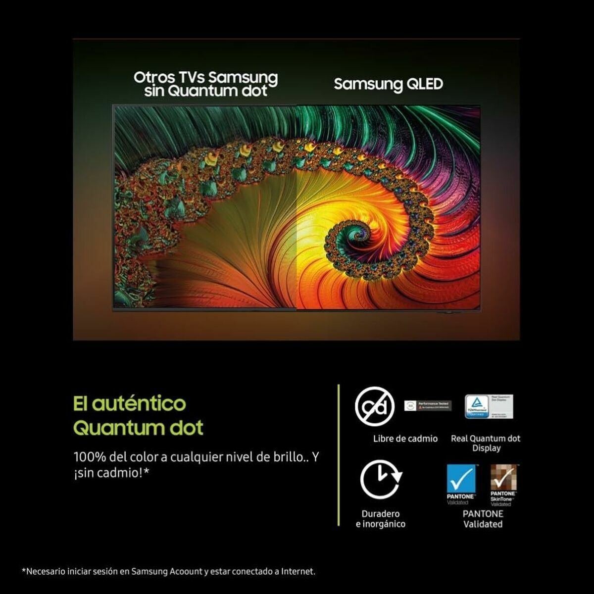 TV intelligente Samsung TQ65Q8FAAUXXC 65" (65") 4K Ultra HD (4K Ultra HD) HDR QLED (HDR) (QLED)