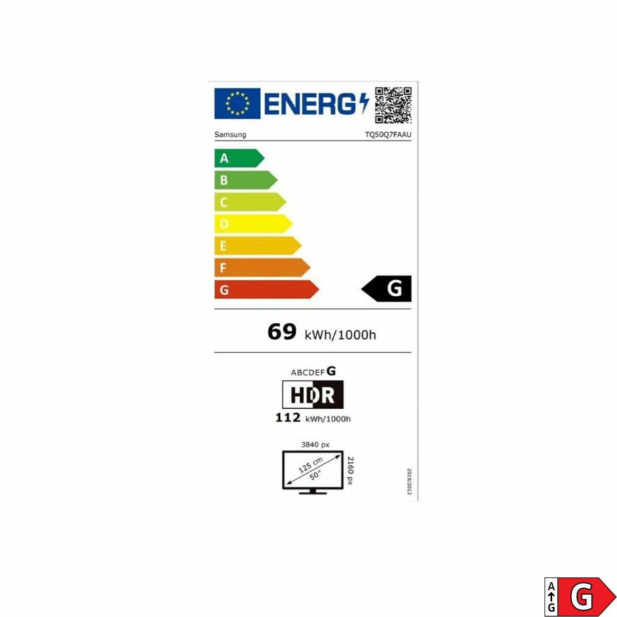 TV intelligente Samsung TQ50Q7F 4K Ultra HD 50" QLED