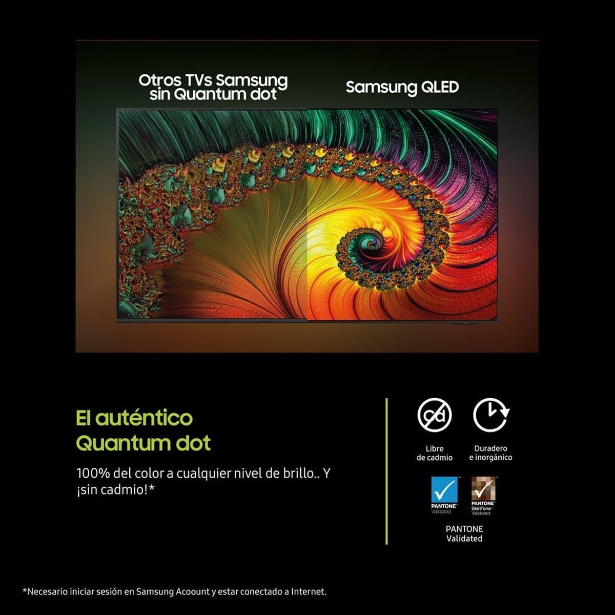 TV intelligente Samsung TQ75Q7F 75" 4K Ultra HD HDR QLED