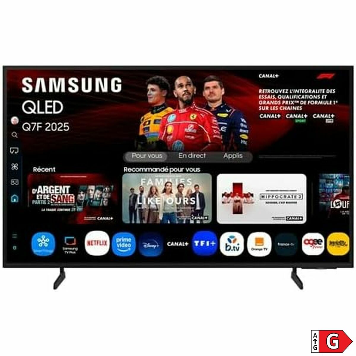 TV intelligente Samsung TQ85Q7FAAUXX 85 85" 4K Ultra HD HDR QLED