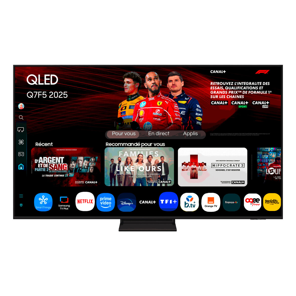 TV intelligente Samsung TQ65Q7F5AUXXC 65" 4K Ultra HD HDR QLED