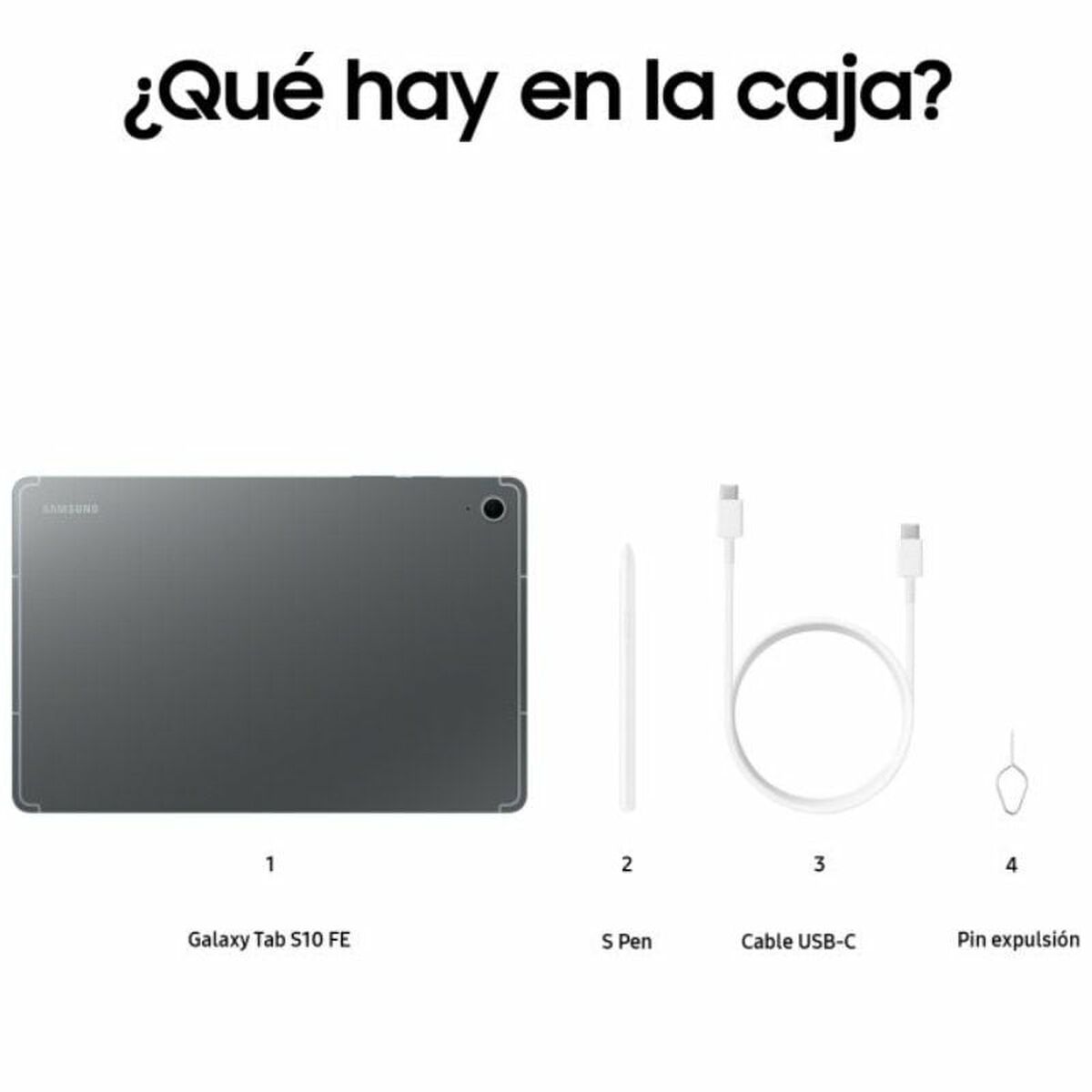 Tablette Samsung Galaxy Tab S10 FE Octa Core 8 GB RAM 256 GB Gris 10,9"