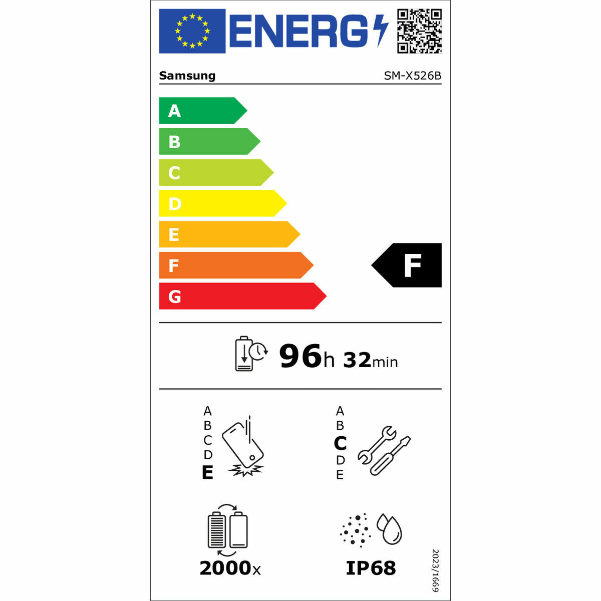 Tablette Samsung SM-X526BZAPEUB