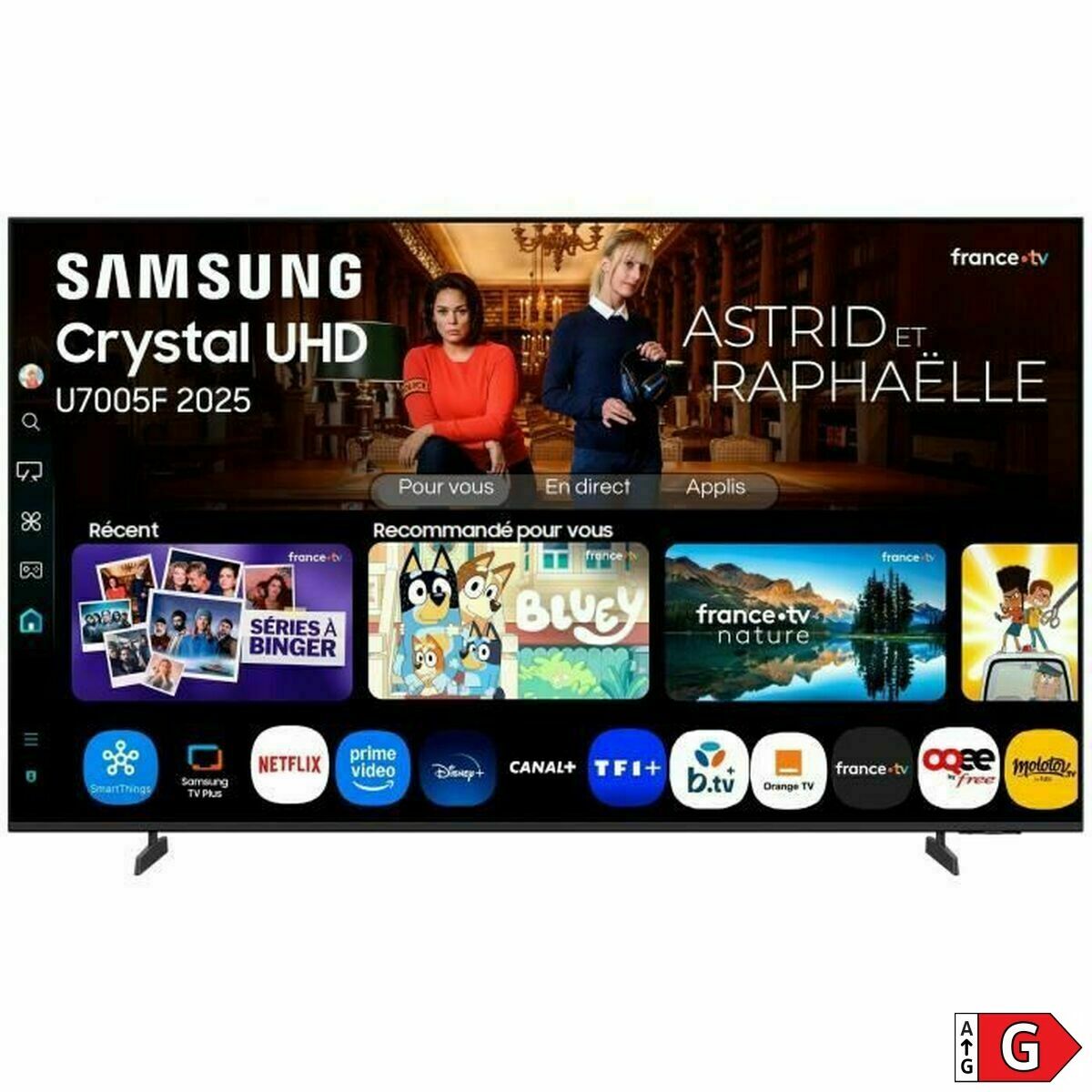 TV intelligente Samsung TU43U7005FKX 43 43" 4K Ultra HD LED HDR
