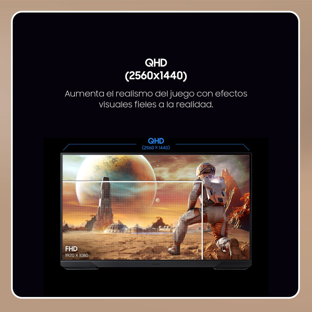 Monitor Gaming Samsung LS27FG510EUXEN Quad HD 27"