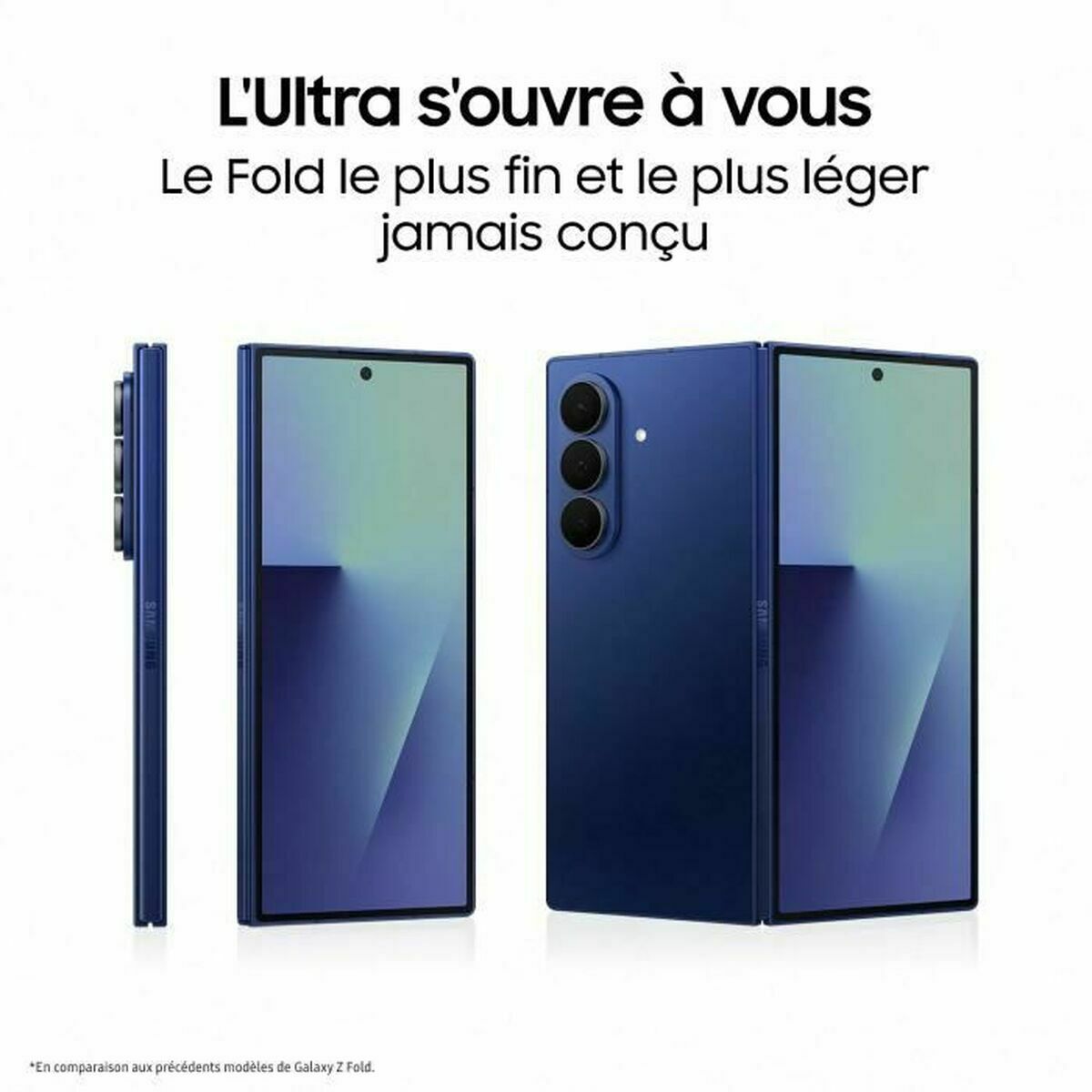 Smartphone Samsung Galaxy Z Fold7 Octa Core 12 GB RAM 256 GB Noir 8"