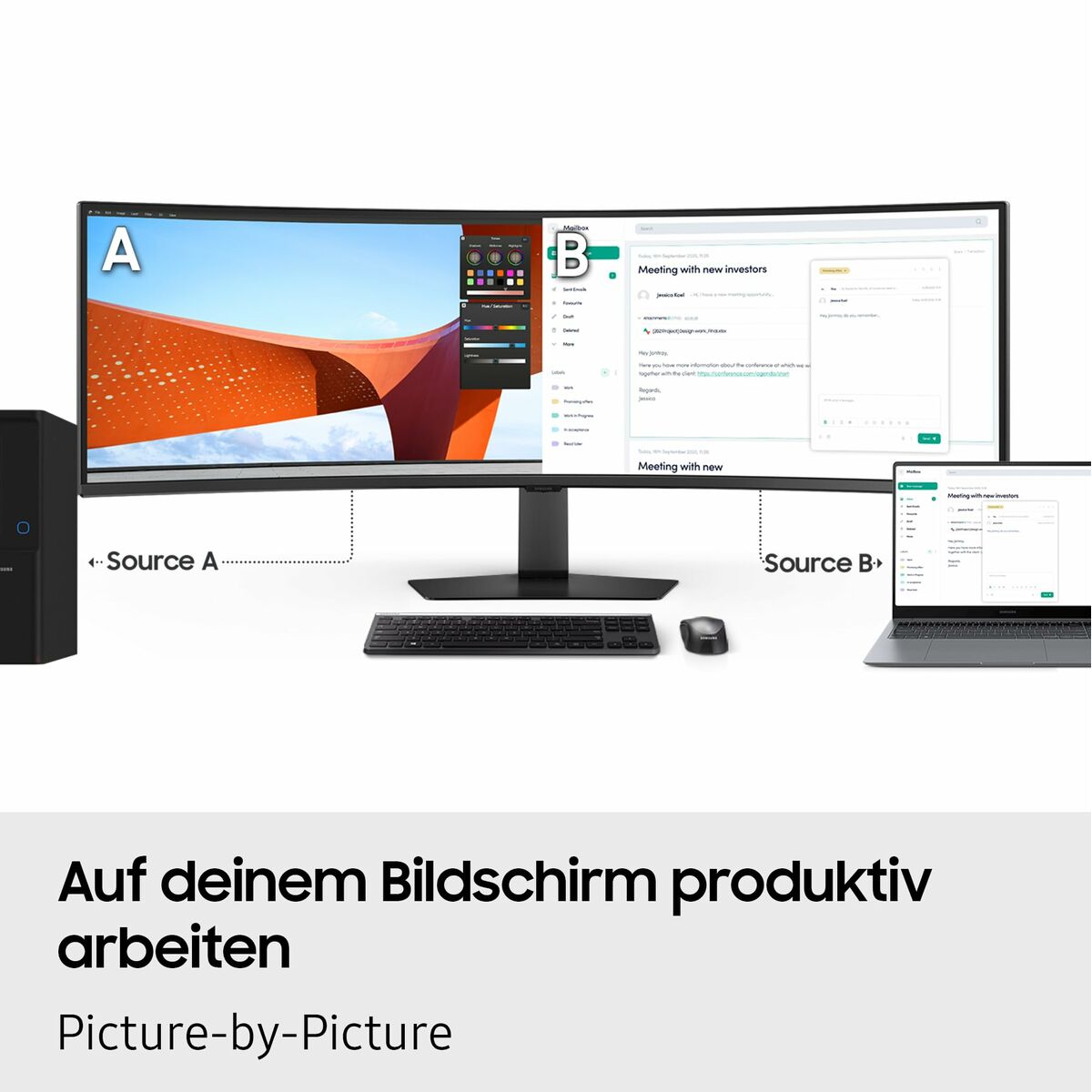 Écran Samsung ViewFinity S9 S95UF S49F950UAU 49" LCD