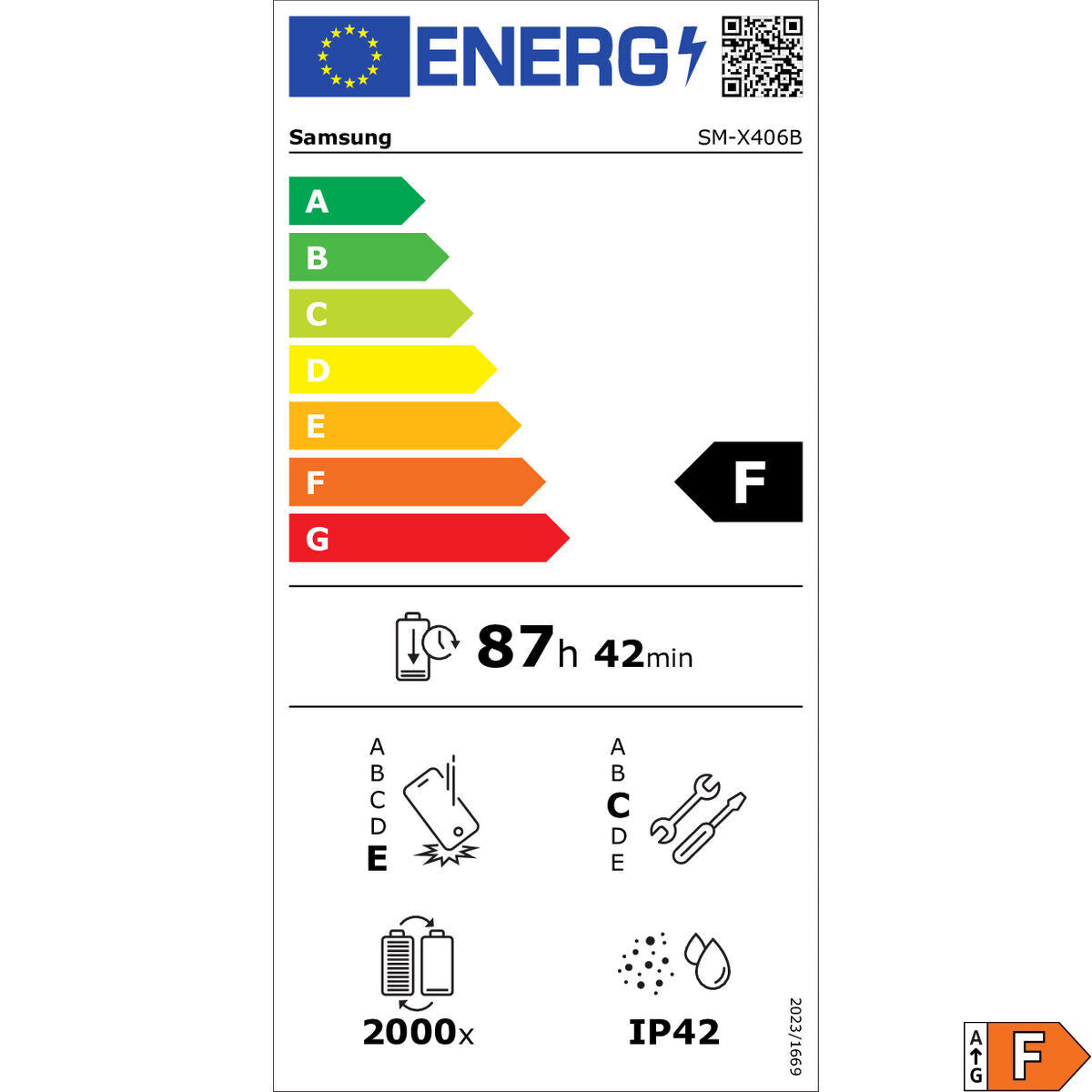 Tablette Samsung SM-X406BZAREUE Octa Core 6 GB RAM 128 GB Gris 10,9"