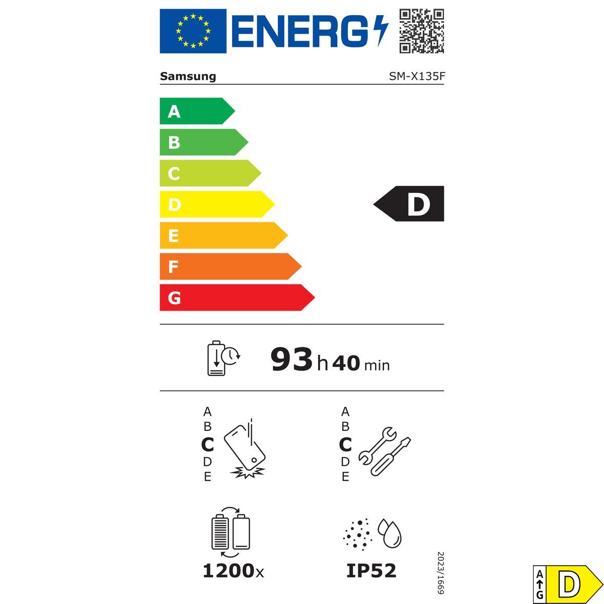 Tablette Samsung SM-X135FZAAEUB Octa Core 4 GB RAM 64 GB Gris 8,7"