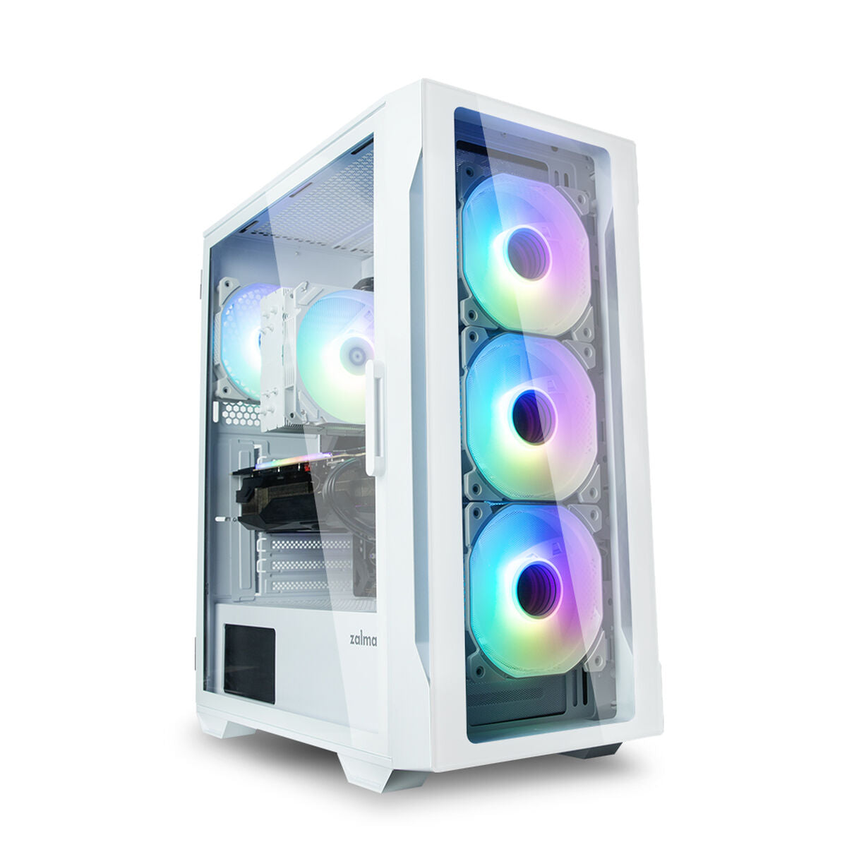 Boîtier ATX semi-tour Zalman I3 NEO TG WHITE Blanc