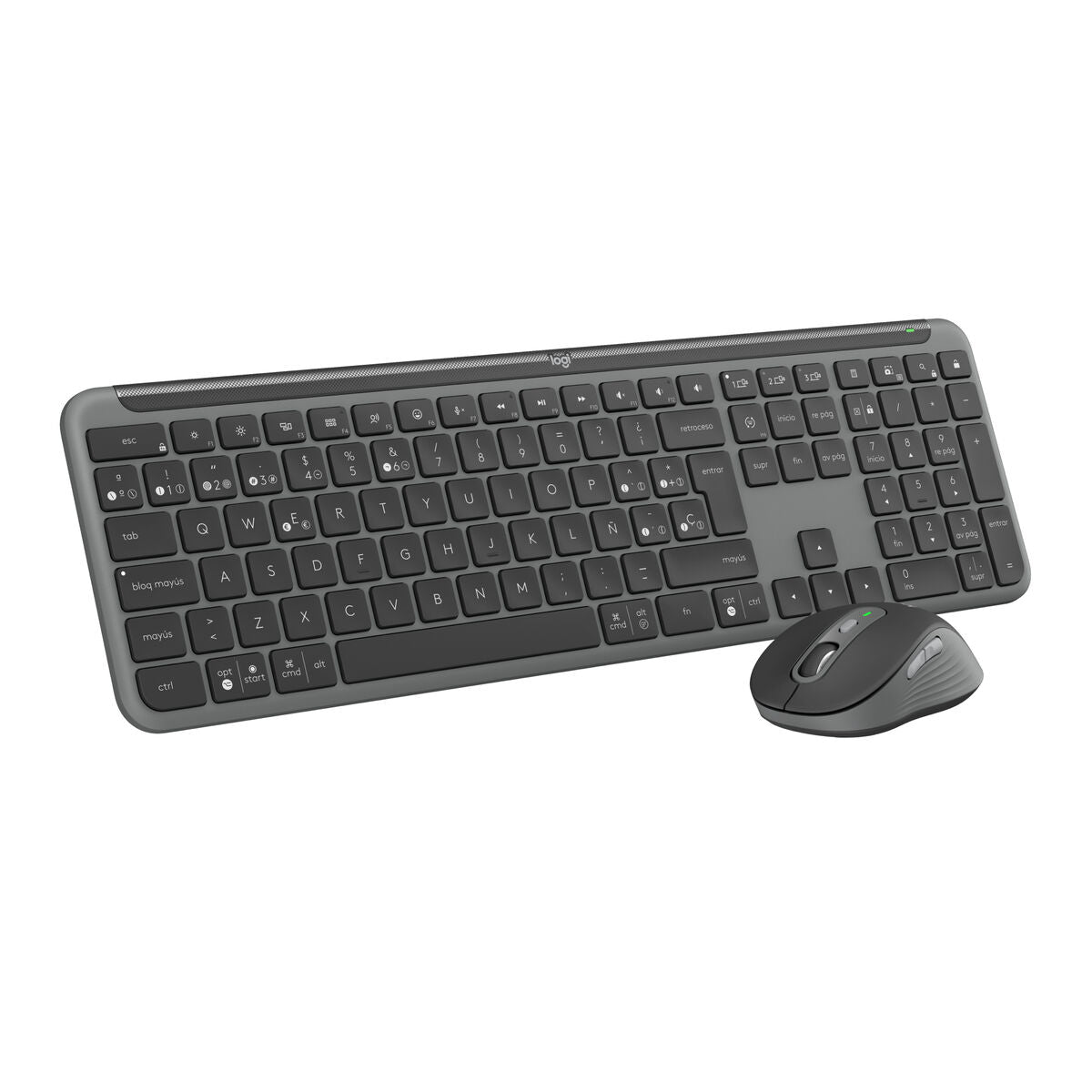 clavier et souris Logitech MK950 Graphite Espagnol Qwerty