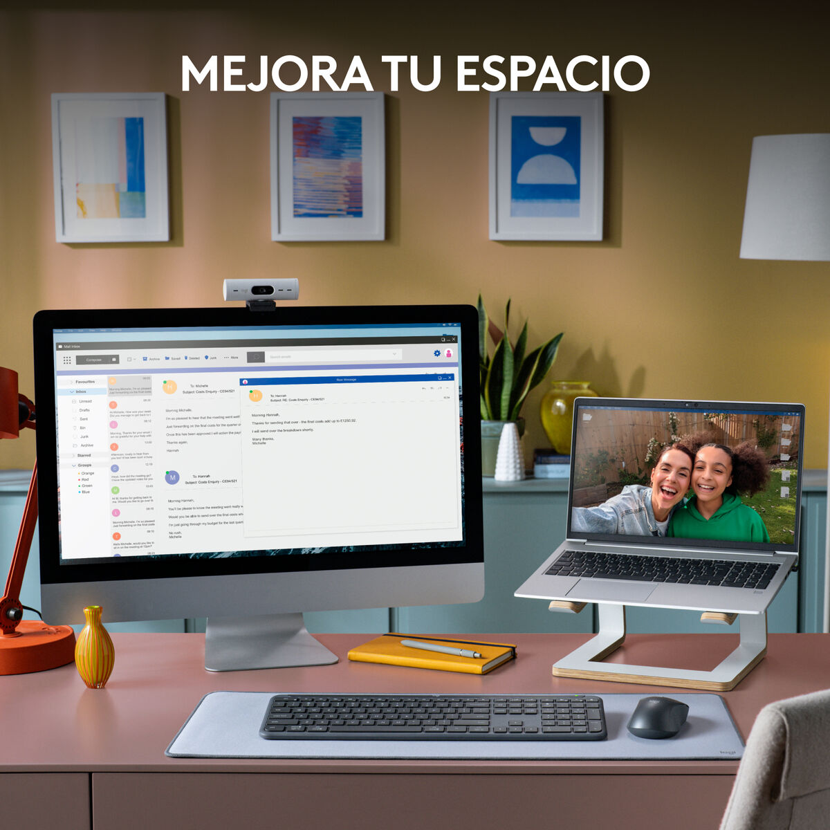 Clavier sans fil Logitech 920-012455 Graphite QWERTY