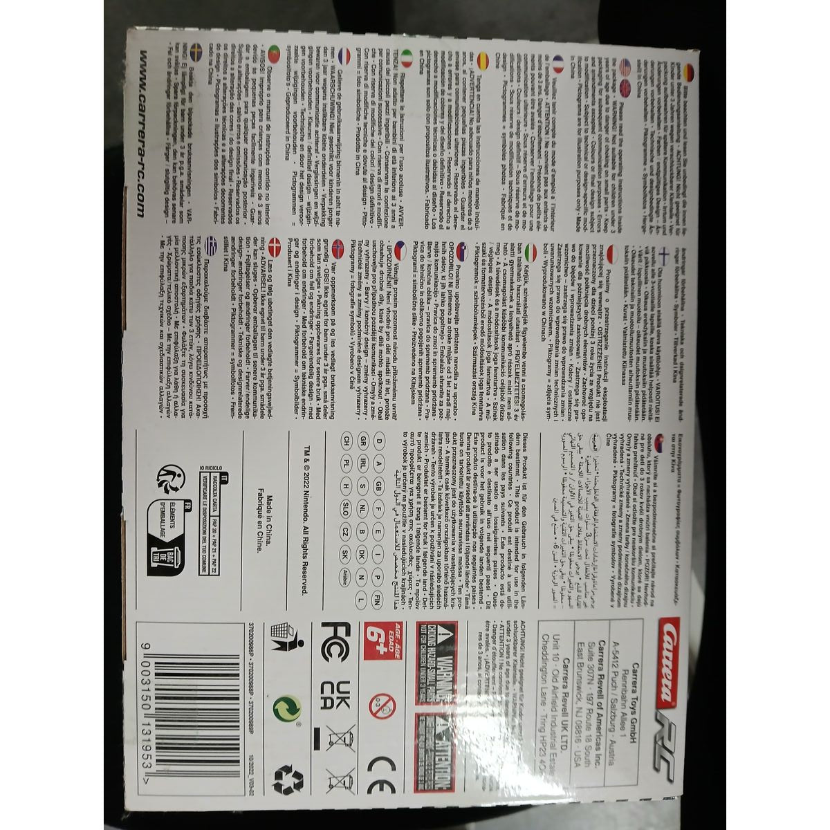 Voiture Télécommandée Carrera Mario Kart 1:18 2,4 GHz