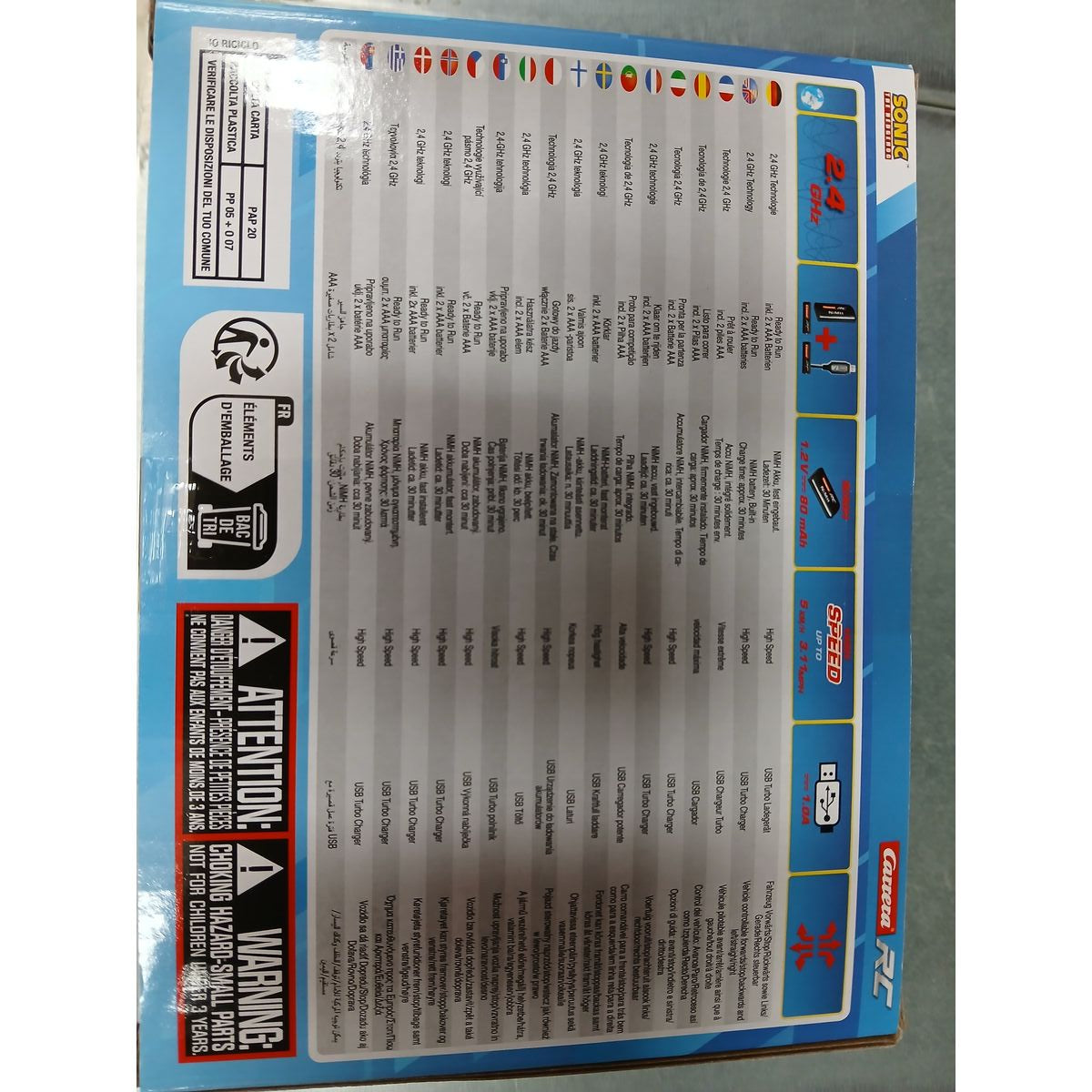 Voiture Télécommandée Sonic 1:43 Multicouleur (Multicouleur)