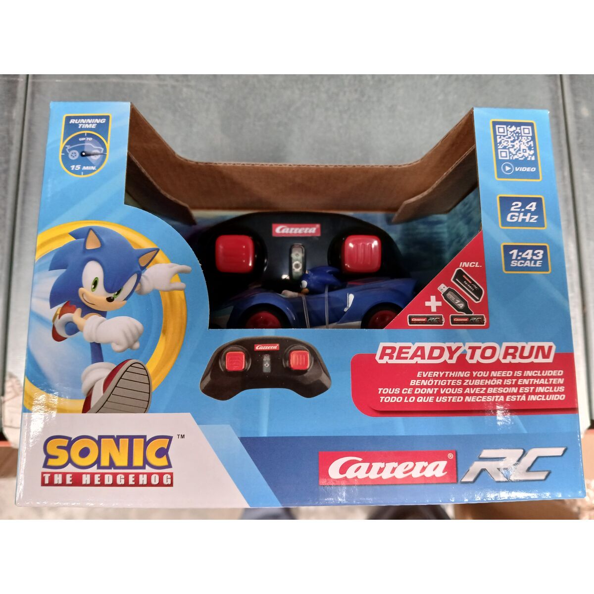 Voiture Télécommandée Sonic 1:43 Multicouleur (Multicouleur)