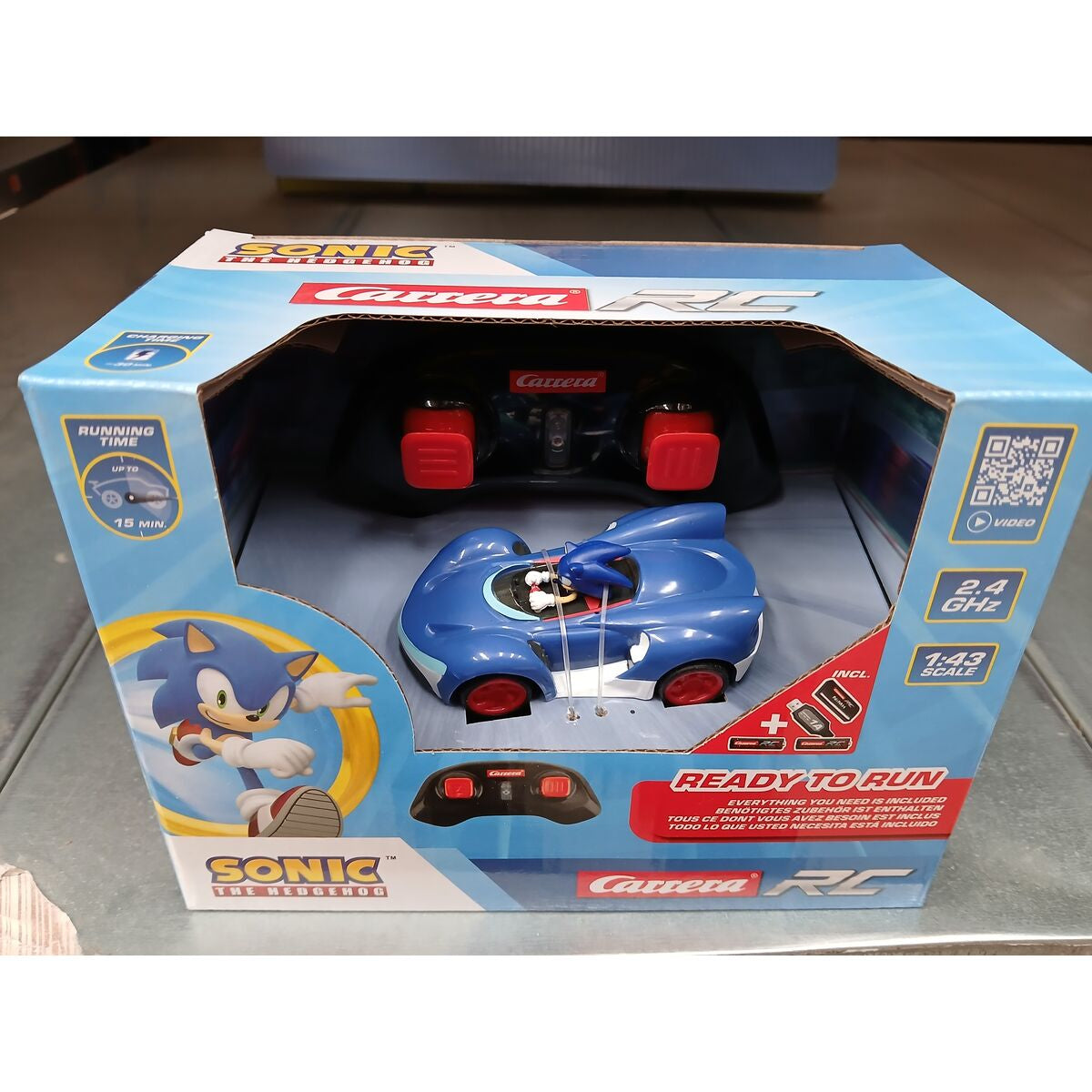 Voiture Télécommandée Sonic 1:43 Multicouleur (Multicouleur)