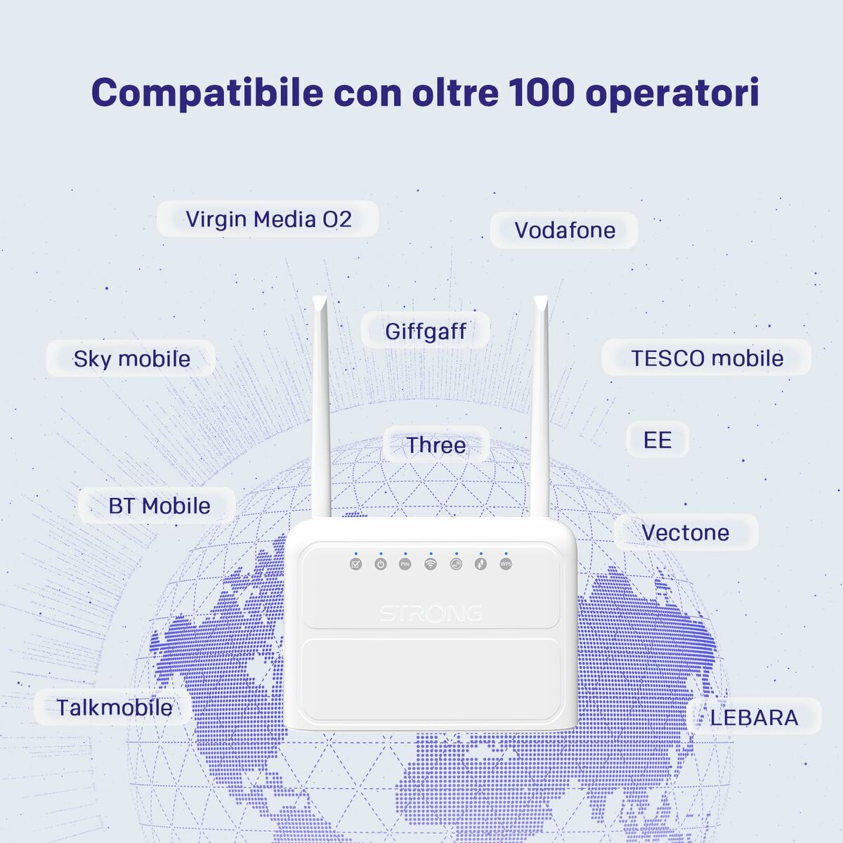 Câble USB STRONG 4GROUTER360 Blanc RJ45 LTE