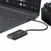 Lecteur de Cartes Externe Startech 1B-USB-C-CFE-ADAPTER Noir