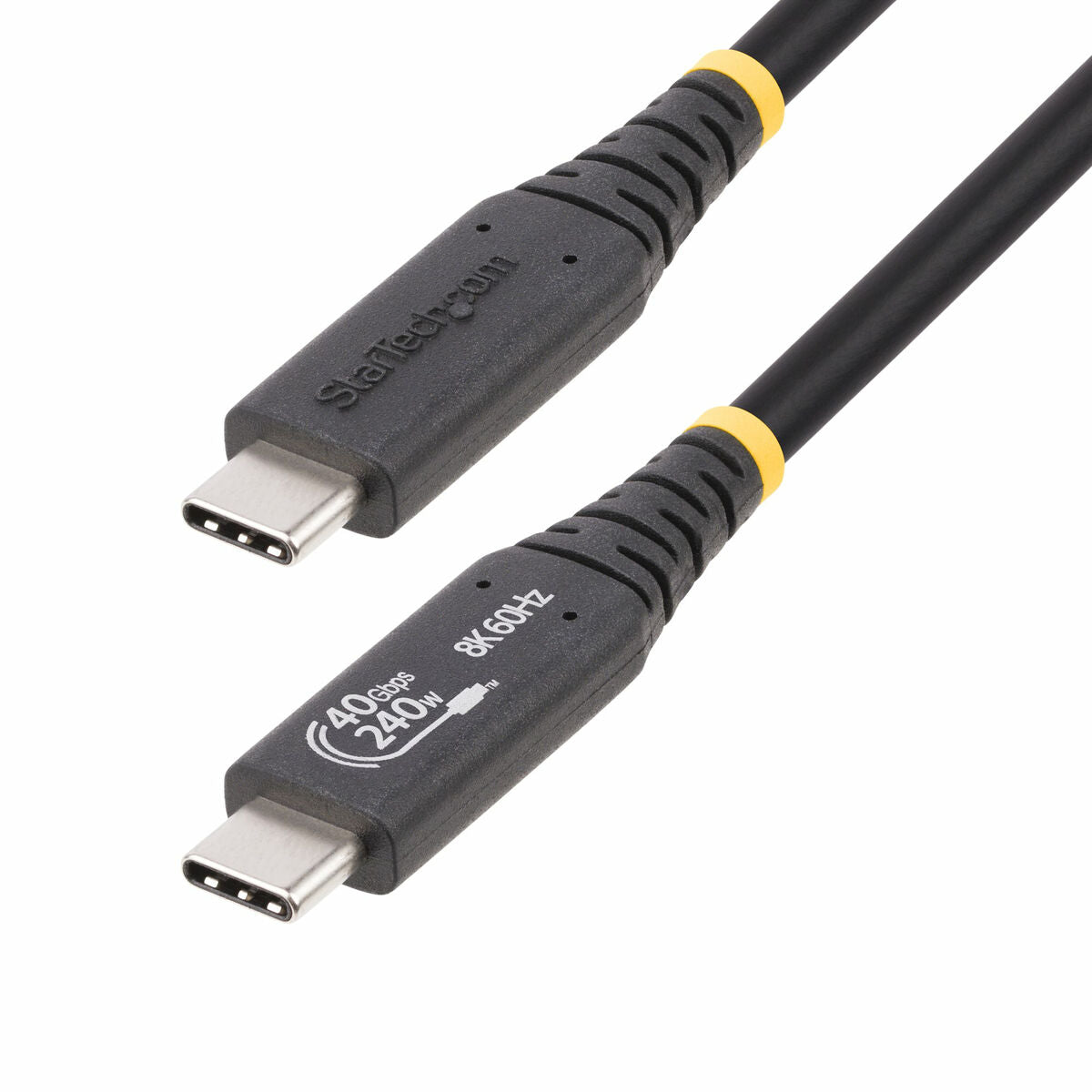 Câble USB Startech 50C-40G-USB4-CABLE Noir