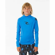 T-Shirt de Bain Rip Curl Wave Upf L/S Bleu