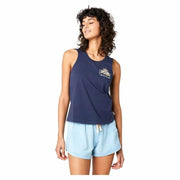 T-shirt à manches courtes femme Rip Curl Re-Entry Crew Tee Blue marine
