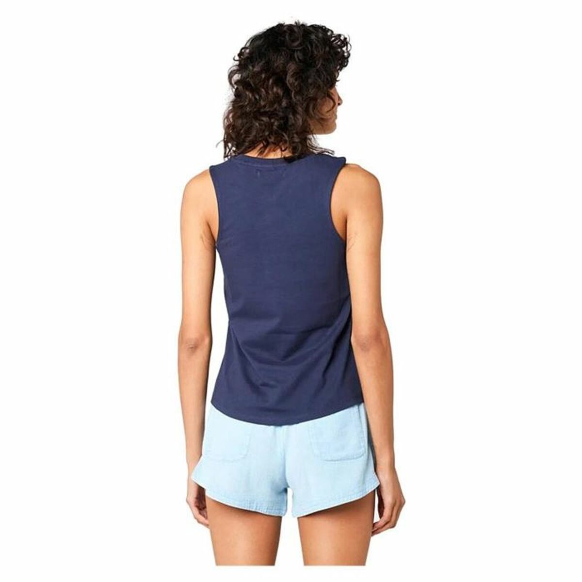 T-shirt à manches courtes femme Rip Curl Re-Entry Crew Tee Blue marine