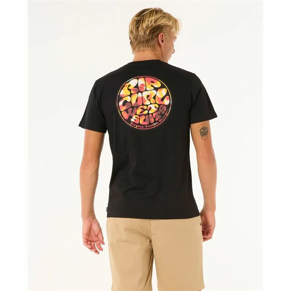 T-shirt à manches courtes homme Rip Curl Passage Tee Noir