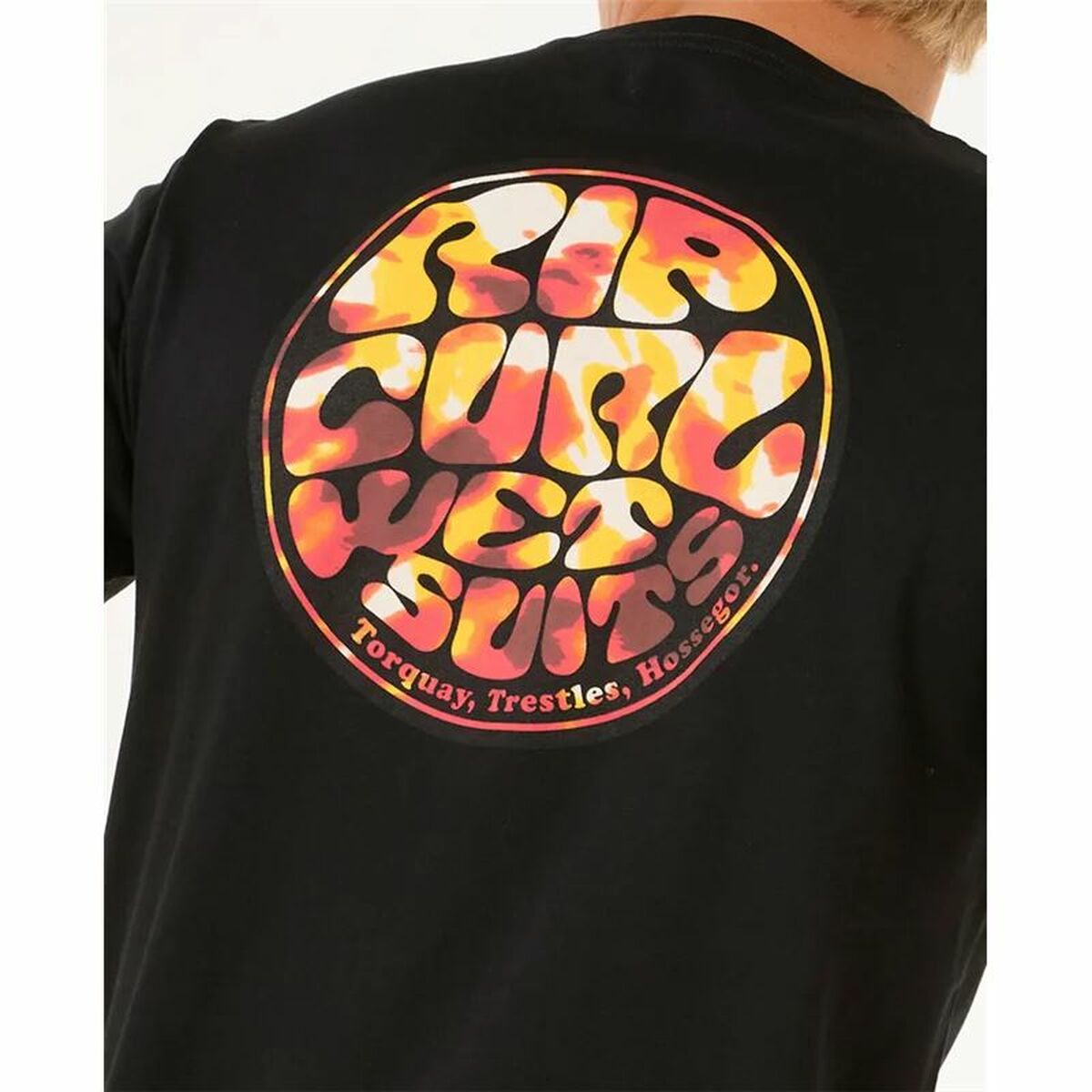 T-shirt à manches courtes homme Rip Curl Passage Tee Noir