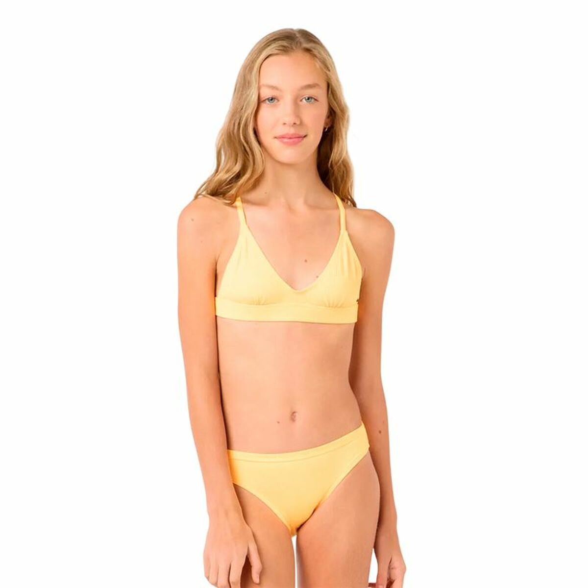 Bas de Bikini Pour Filles Rip Curl Peachy  Jaune