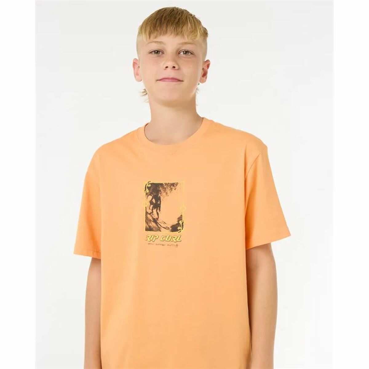 T shirt à manches courtes Enfant Rip Curl Raw Energy Frame Tee Orange