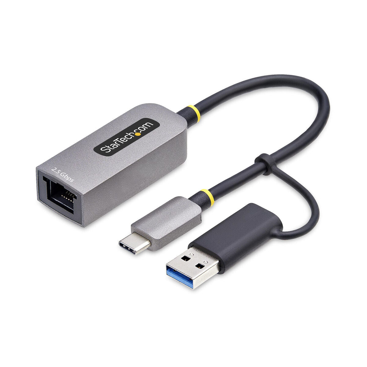 Câble USB Startech U2GA-USB-C-ETHERNET Gris