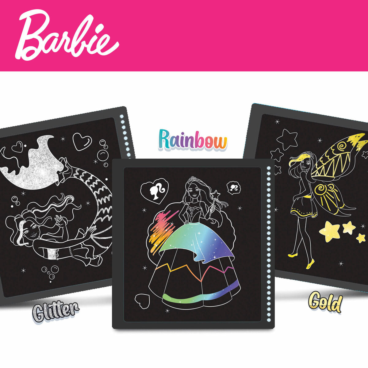 Kit de Dessin Barbie (12 Pièces) (12 Unités)