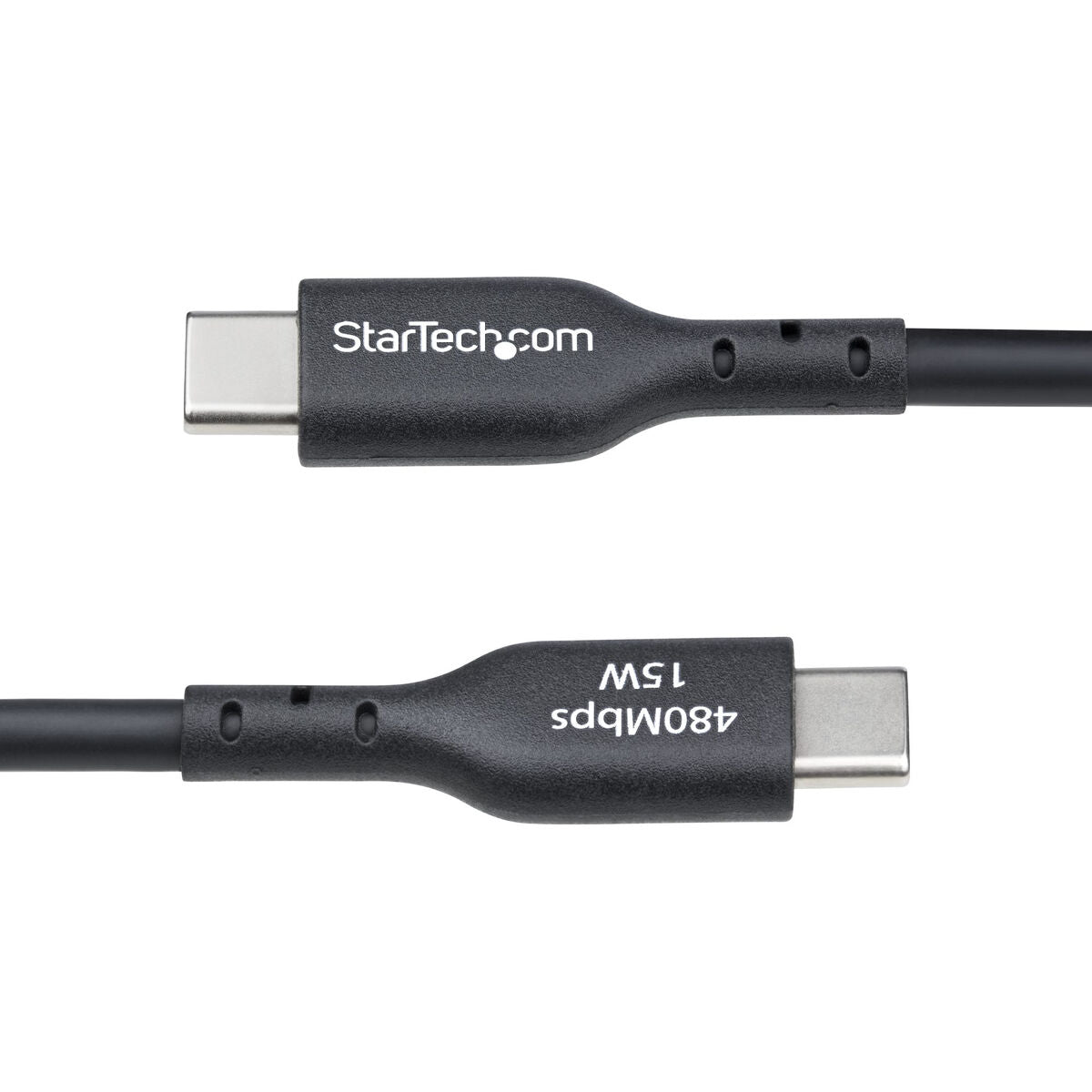 Câble USB Startech USB2AC3MNC Noir 3 m