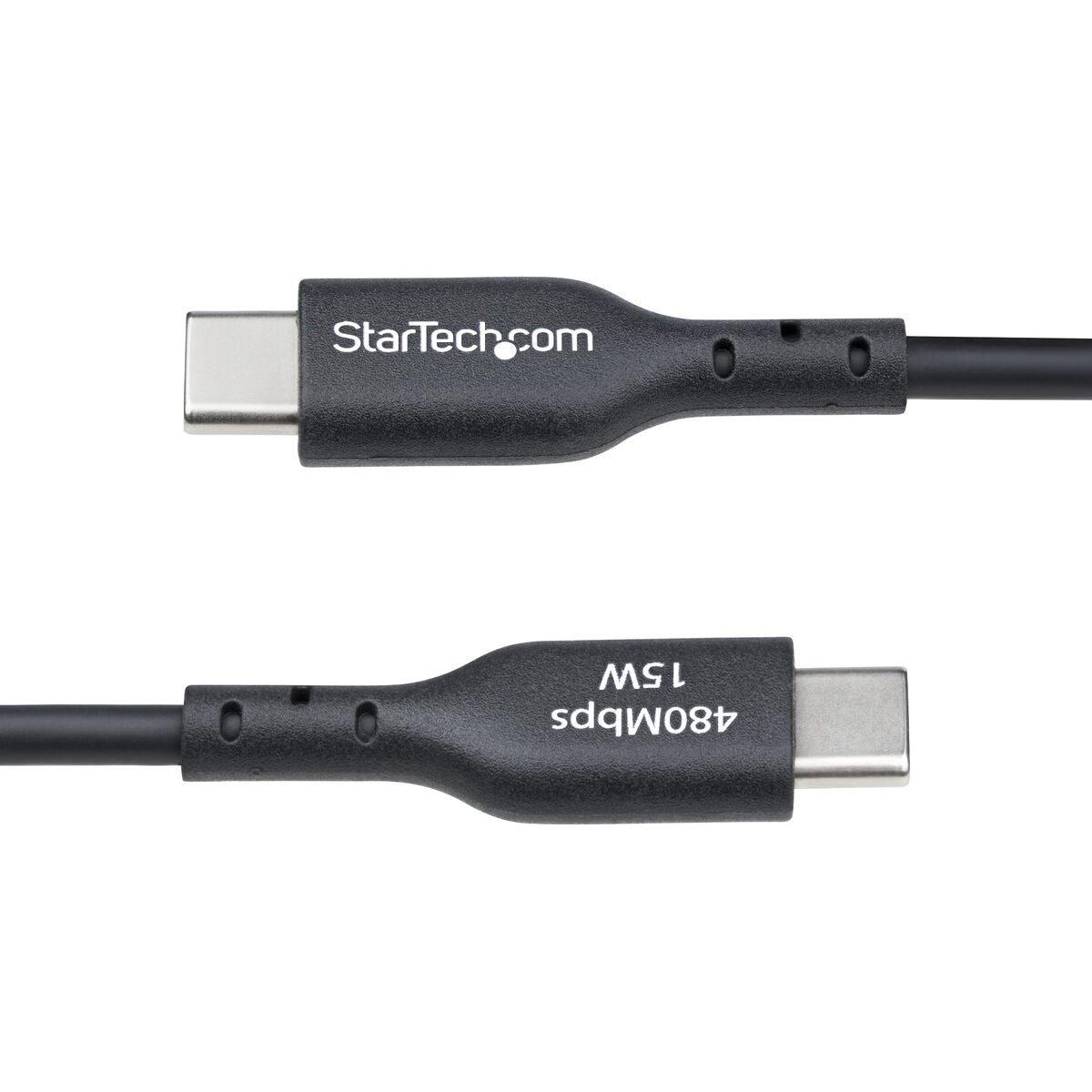 Câble USB Startech USB2AC1MNC Noir 1 m