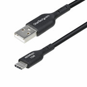 Câble USB Startech USB2AC2MNC Noir 2 m